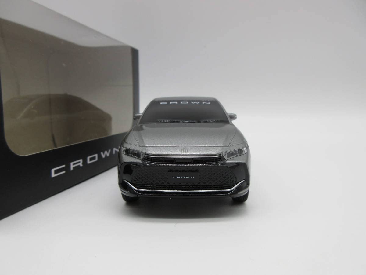 クラウンクロスオーバー　カラーサンプル ミニカー　ブラック×プレシャスメタル Amazon | トヨタ 新型クラウン クラウンクロスオーバー 2022年モデル